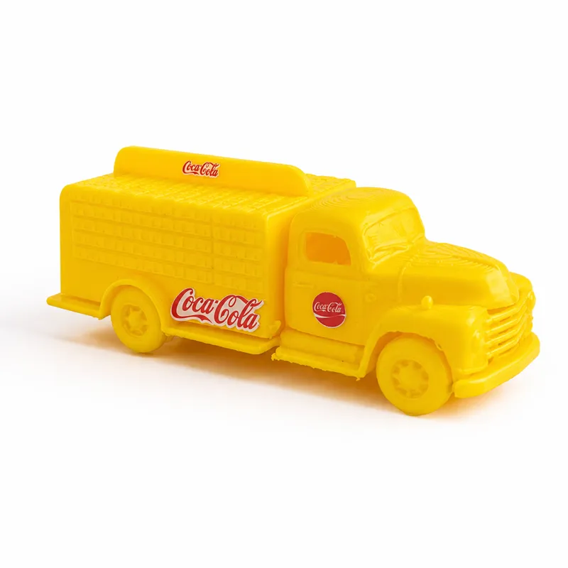 Camioneta coleccionable amarilla impresa en 3D — acabados KLP Printed